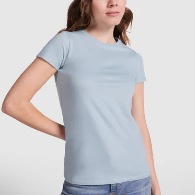 Camiseta Algodón Calidad Alta <br><small><strong><i>Modelo MUJER de ROLY</i></small></strong>