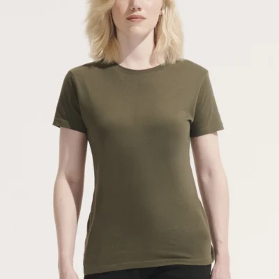 Camiseta Algodón Calidad Media <br><small><strong><i>Modelo MUJER de SOL'S</i></small></strong>