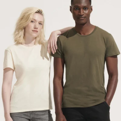 Camiseta Algodón Orgánico Calidad Media <br><strong><small><i>Modelo UNISEX de SOL'S</i></small></strong>