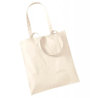 Bolsa "Tote" Algodón Natural Calidad Alta <br><strong><small><i>Modelo NATURAL de WESTFORD MILL</i></small></strong>