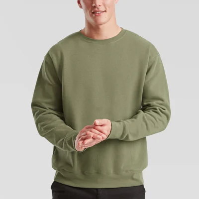 Sudadera Cuello Redondo Calidad Media <br><strong><small><i>Modelo UNISEX de FRUIT OF THE LOOM</i></small></strong>